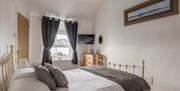 Double bedroom at The View Holiday Cottage