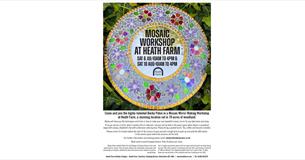 Mosaic Mirror Making Courses at Heath Farm Flyer