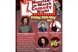 Moreton-In-Marsh Comedy Poster May 2024