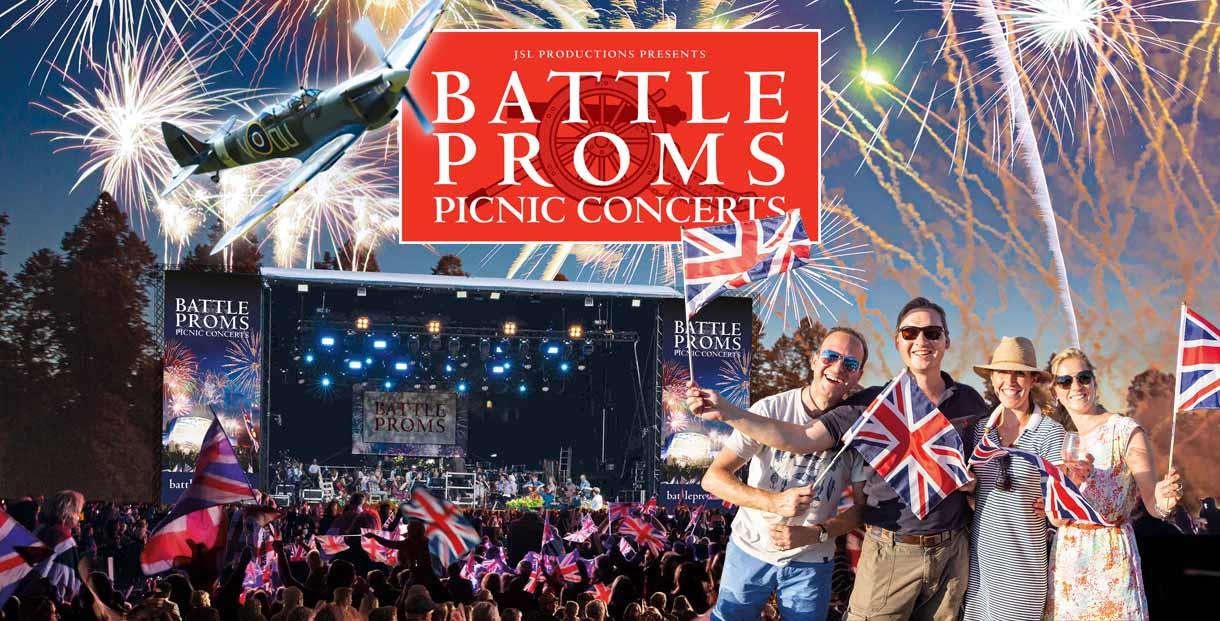 Music, fireworks and displays at the Battle Proms Concert