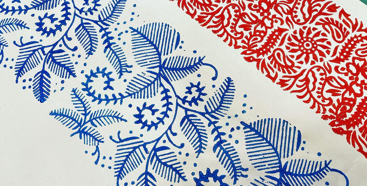 1-Day Block Printing Workshop - Cotswolds