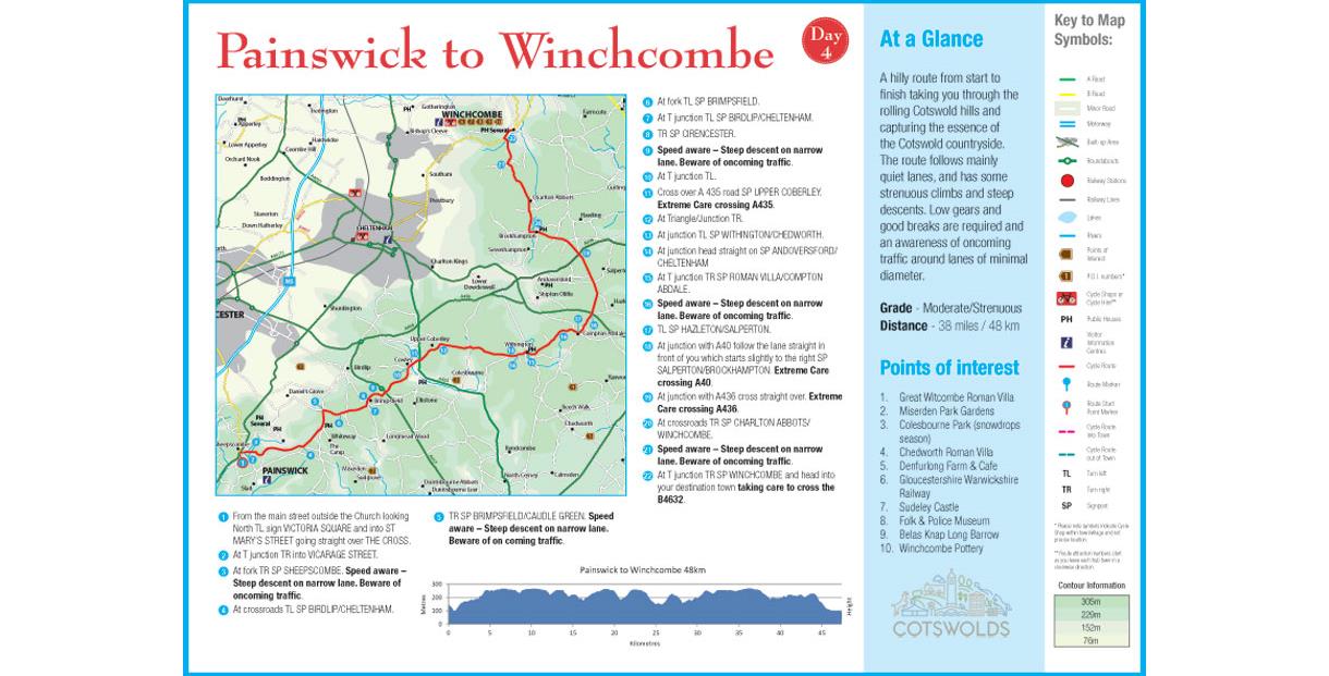 Cycle Tour - Day 4 - Painswick to Winchcombe