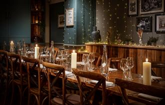 Private dining at the Fleece