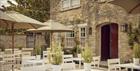 The al fresco dining area at The Bell at Charlbury