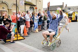 The Bampton Shirt Race - just one of the Cotswolds quirky events