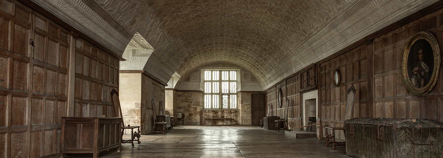 The long gallery at Chastleton House (photo Peter Greenway)