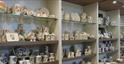 A selection of pottery on sale at Aston Pottery