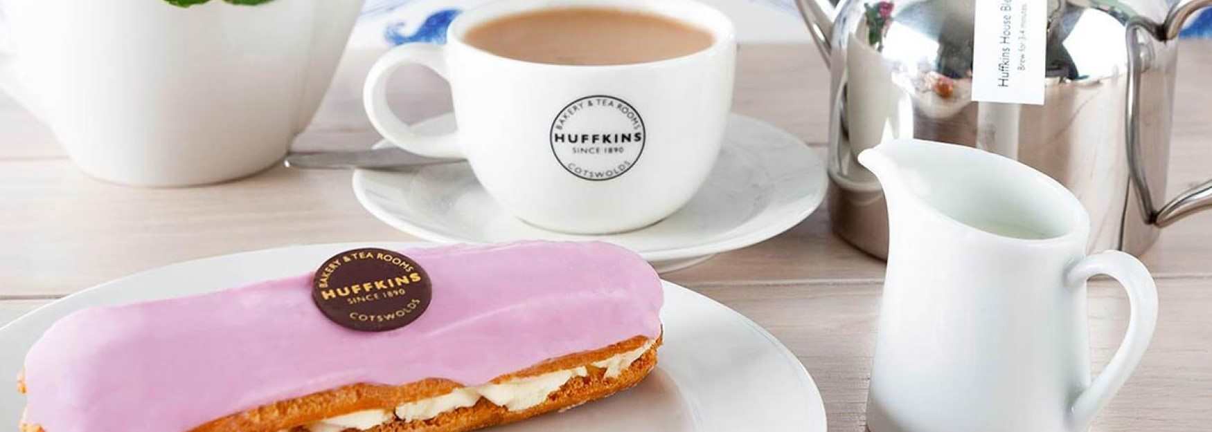 Tea and cream cake at Huffkins cafes in Burford and Witney