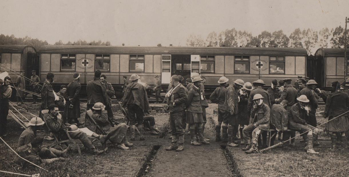 Ambulance Train No:15 - somewhere on the Western Front in WW1