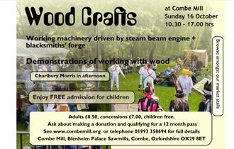 Woodcrafts at Combe Mill