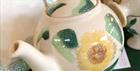 An Aston Pottery 'sunflower' teapot