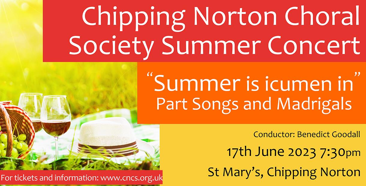 CNCS summer concert poster