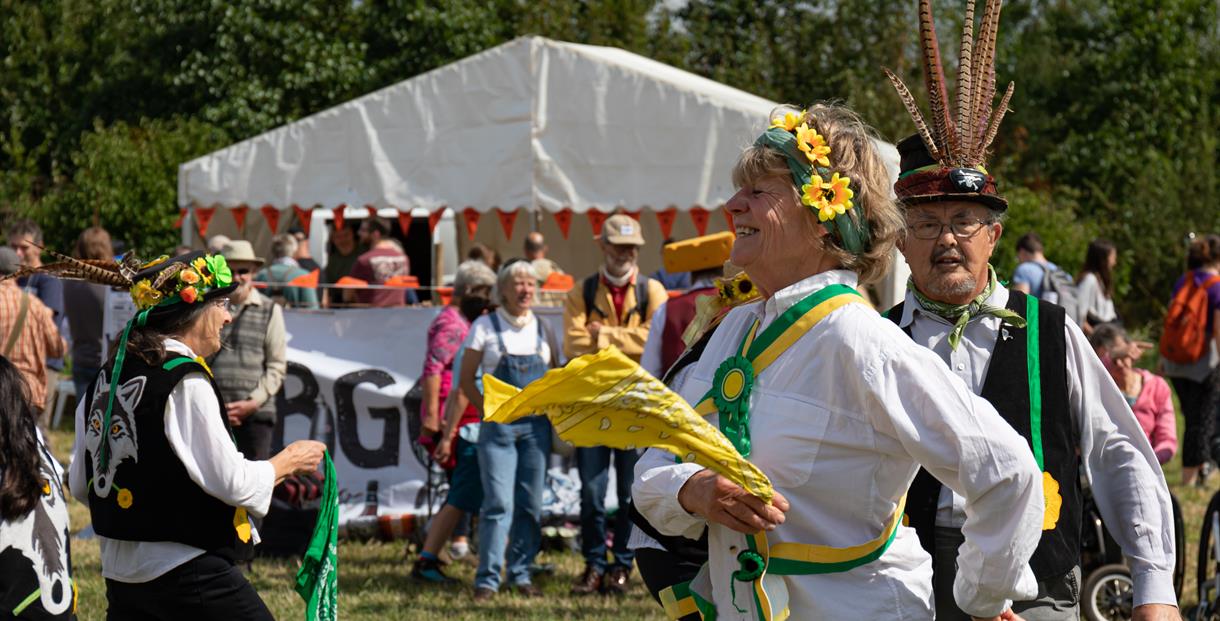 Morris Dancers at Wychwood Forest Fair