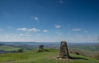 Viewpoint along the Cotswold Way