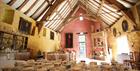 Owlpen Manor Cyder Barn tea room and Cotswold wedding venue