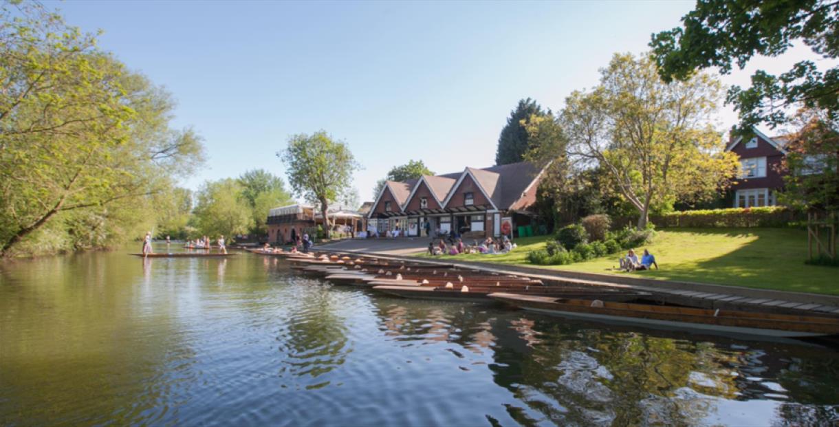 Cherwell Boathouse, a view from the river