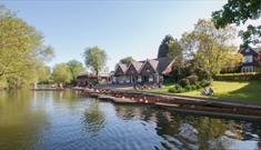 Cherwell Boathouse, a view from the river