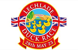 Lechlade Duck race logo