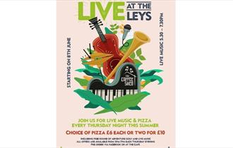 Live at the Leys poster
