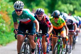 Womens Tour elite cyclists