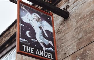 The Angel Burford sign