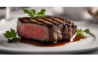 Steak on a plate