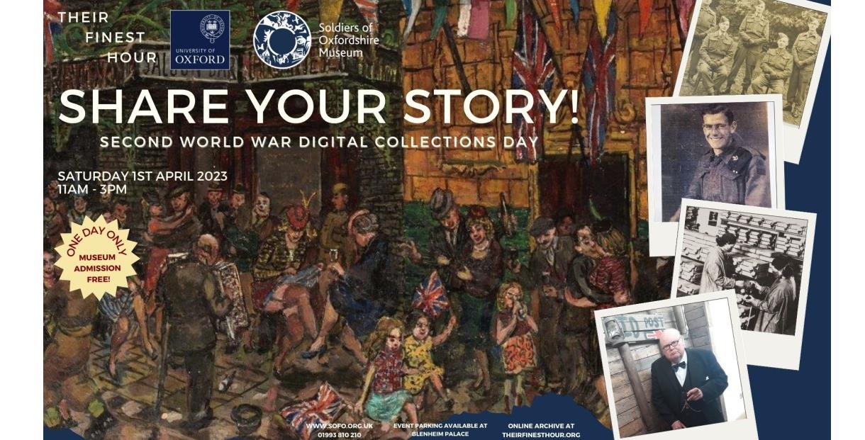 Second World War Digital Collections Day poster