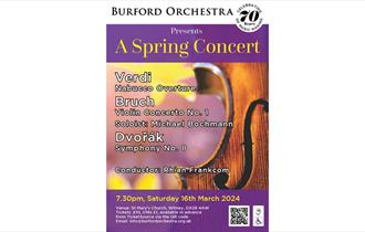 Burford Orchestra's Spring concert poster