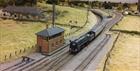 A model of railway lines and train