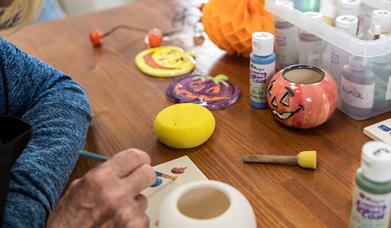 Hallowe'en Pottery Painting