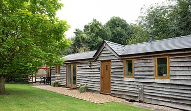 Rowan Tree Retreat forest cabin | with hot tub dog friendly self-catering in forest of dean wye valley
