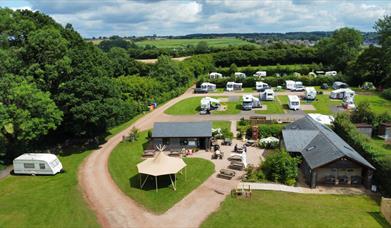 Greenacres campsite in the Forest of Dean.