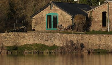 house at the edge of the lake @ Noxon Farm