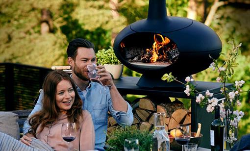 Wood fired pizza oven