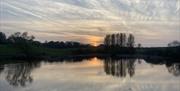 sunset at the 5 acre pond @ Noxon Farm