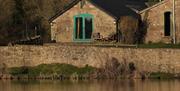 house at the edge of the lake @ Noxon Farm