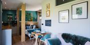 The Nest Luxury Glamping living space