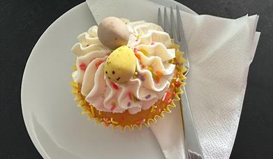 Easter cupcakes at Puzzlewood
