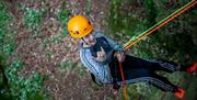 Abseiling with Borderlands Outdoor