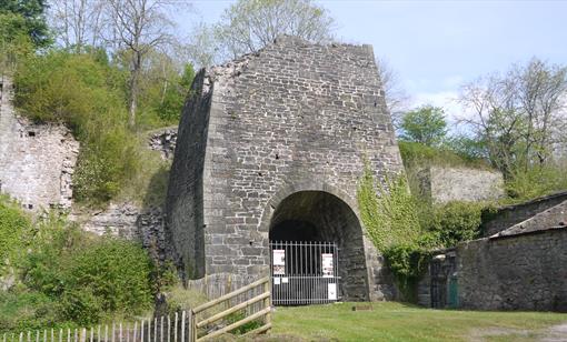 The furnace at Whitecliff Iron Works, Coleford