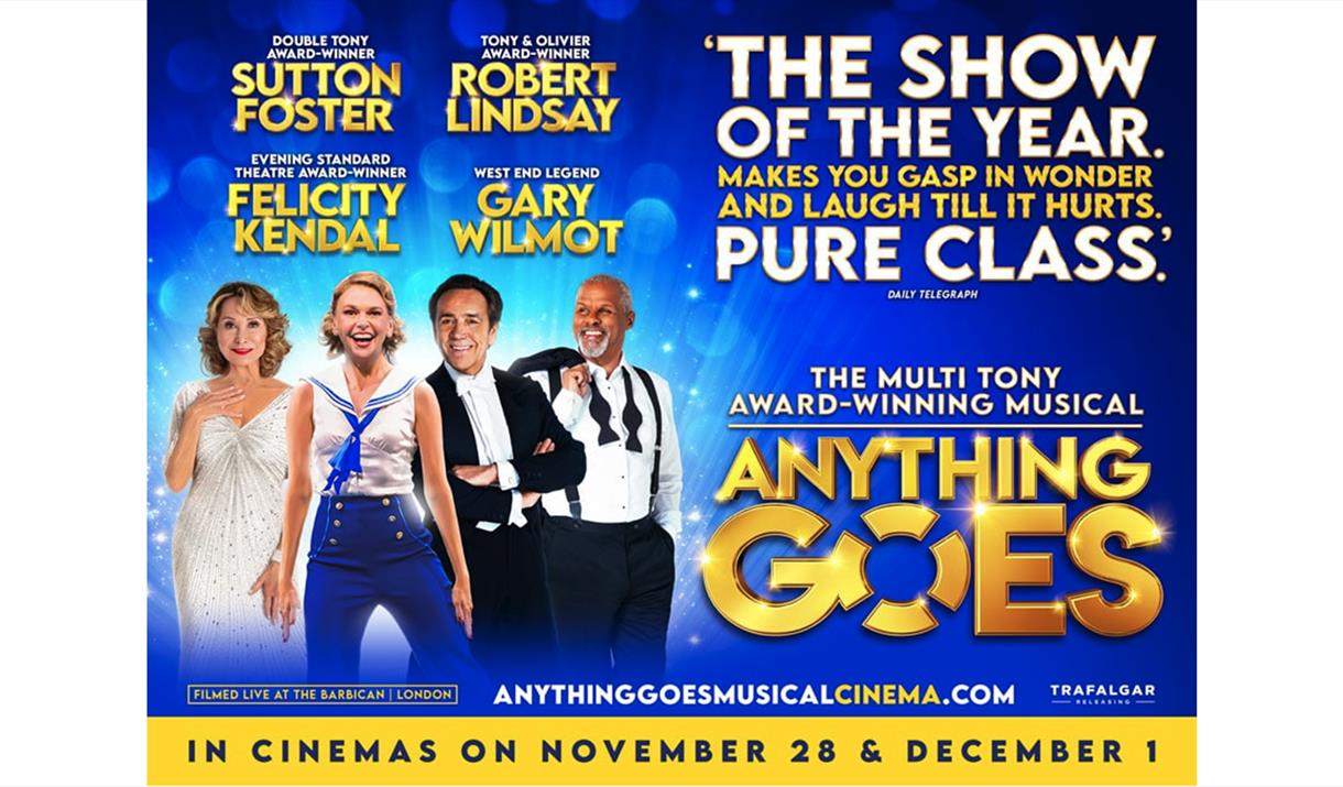 Anything Goes showing at The Savoy, Monmouth