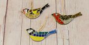 Mosaic Crafternoon Experience - Trio of Birds at The Inspiring Creativity Studio