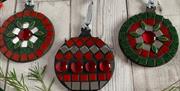A Trio of Christmas Baubles Crafternoon at The Inspiring Creativity Studio