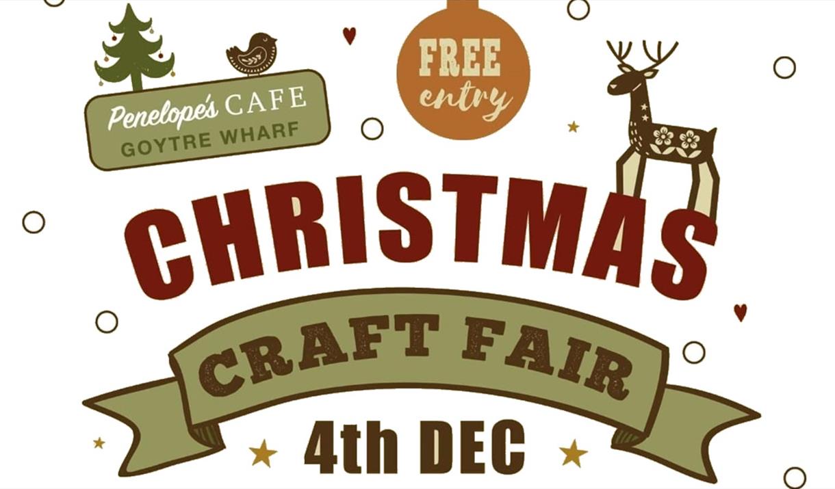 Christmas Craft Fair at Goytre Wharf, Abergavenny