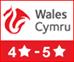 4-5 Visit Wales Stars Self-catering