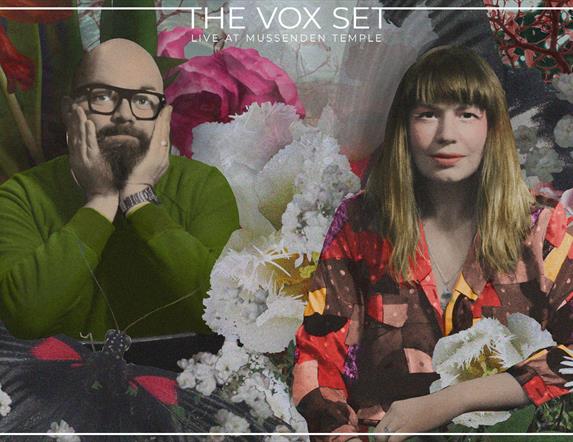 A poster for the Darkling Air's Vox Set concert at Mussenden Temple.