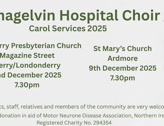 Altnagelvin Hospital Choir Carol Services 2025 details