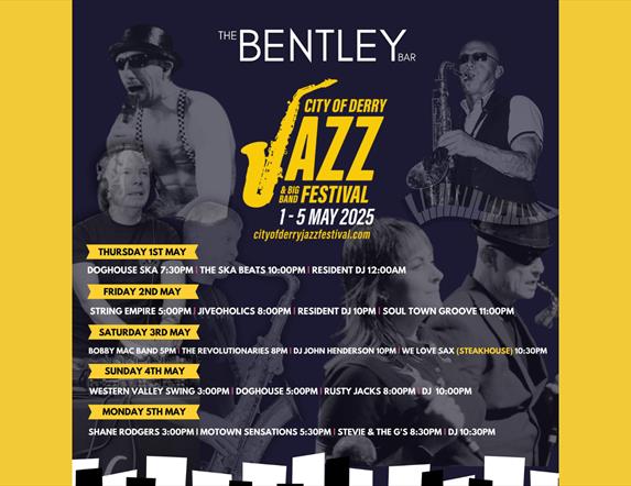 The Bentley Bar jazz lineup. Details in description.