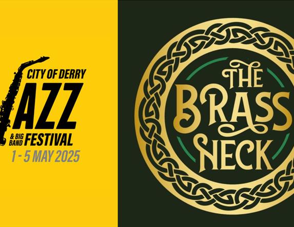 Brass Neck and Jazz Festival logos. Details in description.