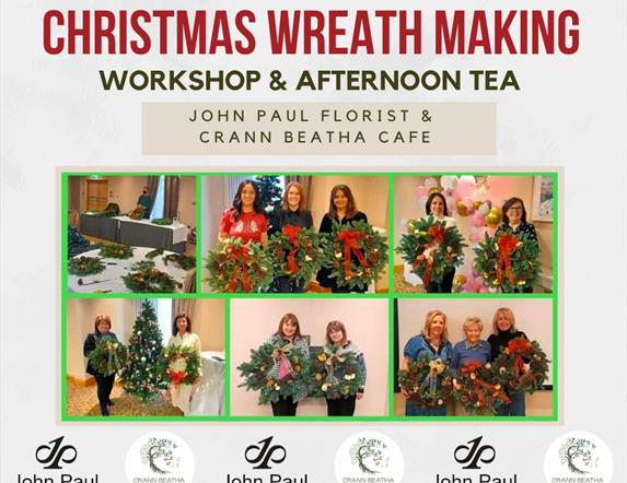 Christmas Wreath Making Masterclass with John Paul Florist